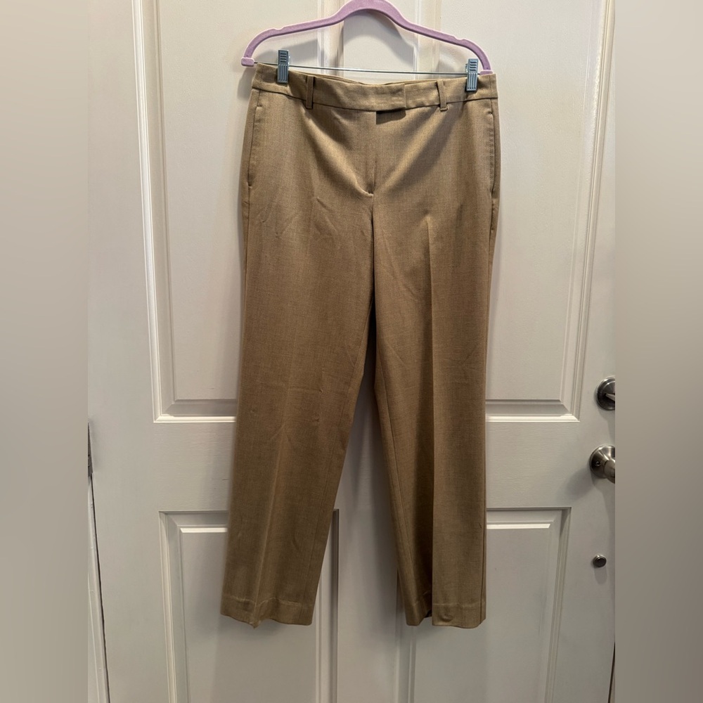 Talbots Tan Boot Cut Pants